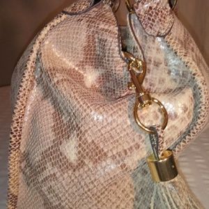 GUI snake skin pattern bag